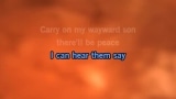 Video Karaoke Carry on Wayward Son - Kansas