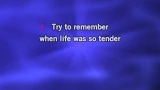 Video Karaoke Liedje Try to Remember - Josh Groban