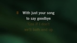 Song to Say Goodbye Karaoke - Placebo