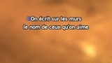 On écrit sur les murs Karaoke - Demis Roussos