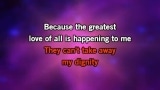 Singen Greatest Love of All Karaoke - Whitney Houston - MP3 Karaoke