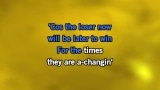 The Times They Are A-Changin' Karaoke - Bob Dylan