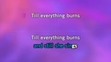 Everything Burns Karaoke - Ben Moody