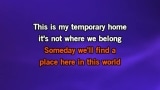 Temporary Home Karaoke - Carrie Underwood