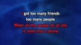 Too Many Friends Karaoke - Placebo