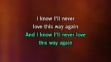 I'll Never Love This Way Again Karaoke - Dionne Warwick