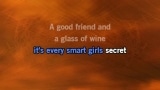 Video Karaoke Good Friend And A Glass Of Wine - LeAnn Rimes - Karaoke Canzoni