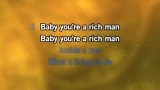 Karaoké Baby You're a Rich Man - The Beatles