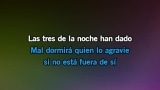 Karaoké Las tres de la noche - Los Iberos
