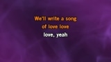 Singen I'll Write a Song for You Karaoke - Earth