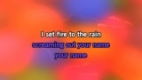 Video Karaoke Set Fire to the Rain (Moto Blanco Edit) - Adele