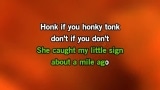 Honk If You Honky Tonk Karaoke - George Strait