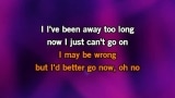 I've Been Away Too Long Karaoke - George Baker Selection