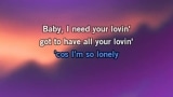 Baby I Need Your Lovin' Karaoke - Johnny Rivers