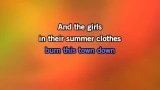 Girls in Their Summer Clothes Karaoke - Bruce Springsteen