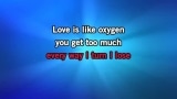 Video Karaoke Love Is Like Oxygen - Sweet (band)