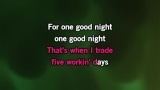 One Good Night Karaoke - Derek Ryan