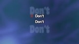 Don't (with the Royal Philharmonic Orchestra) Karaoke - Elvis Presley