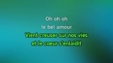 Singen Le bel amour Karaoke - Alain Barrière - MP3 Karaoke