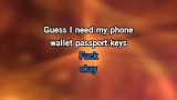 Phone Wallet Key Karaoke - Adam Sandler