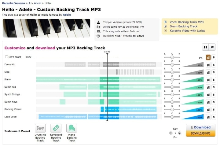 Karaoke Version releases its latest mixer