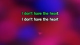 I Don't Have the Heart Karaoke - James Ingram