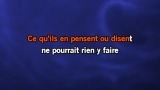 Karaoké Une femme avec une femme - Saya