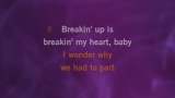 Breakin' Up is Breakin' My Heart Karaoke - Roy Orbison