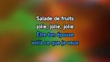 Karaoké Salade de fruits - Annie Cordy