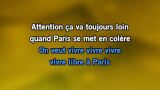 Karaoké Paris en colère - Mireille Mathieu