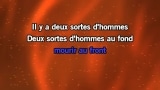 Deux sortes d'hommes Karaoke - Johnny Hallyday