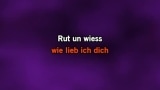 Video Karaoke Rut und Wiess - Bläck Fööss - Karaoke Canzoni