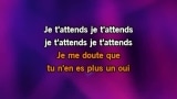 Je t'attends Karaoke - Johnny Hallyday