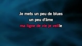 Singen Un peu de blues Karaoke - Christophe Maé - MP3 Karaoke