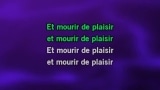 Et mourir de plaisir Karaoke - Michel Sardou