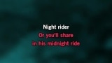 Video Karaoke Night Rider - Elvis Presley