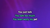 You Talk Too Much Karaoke - Joe Jones