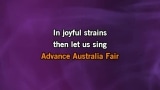 Video Karaoke Liedje Advance Australia Fair - Anthem