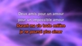 Deux amis pour un amour Karaoke - Johnny Hallyday