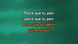 Parce que tu pars Karaoke - Lara Fabian