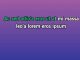 Lost Cause - Karaoke personalizzato - Pink