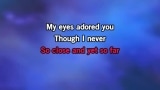 My Eyes Adored You Karaoke - Barry Manilow