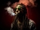 Blunt Blowin' kustomoitu tausta - Lil Wayne