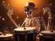 Playback MP3 Esqueleto - Karaoke MP3 strumentale resa famosa da Víctimas del Doctor Cerebro