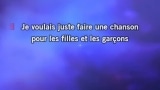 Juste une chanson Karaoke - Calogero