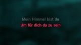 Mein himmel bist du Karaoke - Nik P.