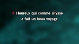 Karaoké Heureux qui comme Ulysse - Georges Brassens