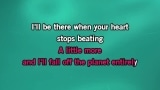 When Your Heart Stops Beating Karaoke - +44