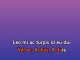 Emptyhanded - Karaoke personalizzato - Bilmuri