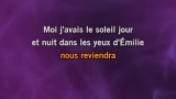 Karaoké Dans les yeux d'Emilie - Il était une fois... Joe Dassin